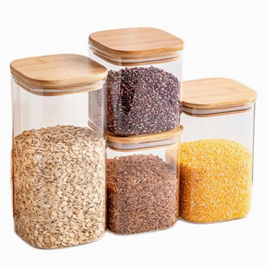 Kitchen Glass Storage Jars