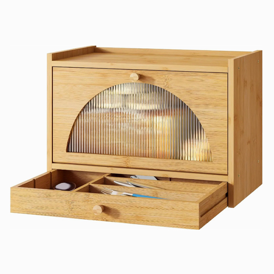 Bamboo Modern Bread Box