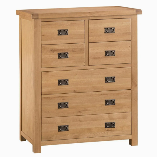 Natural Solid Oak Organizer Storage