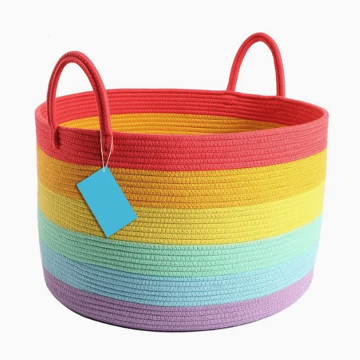 Cotton Rope Basket Toy Storage